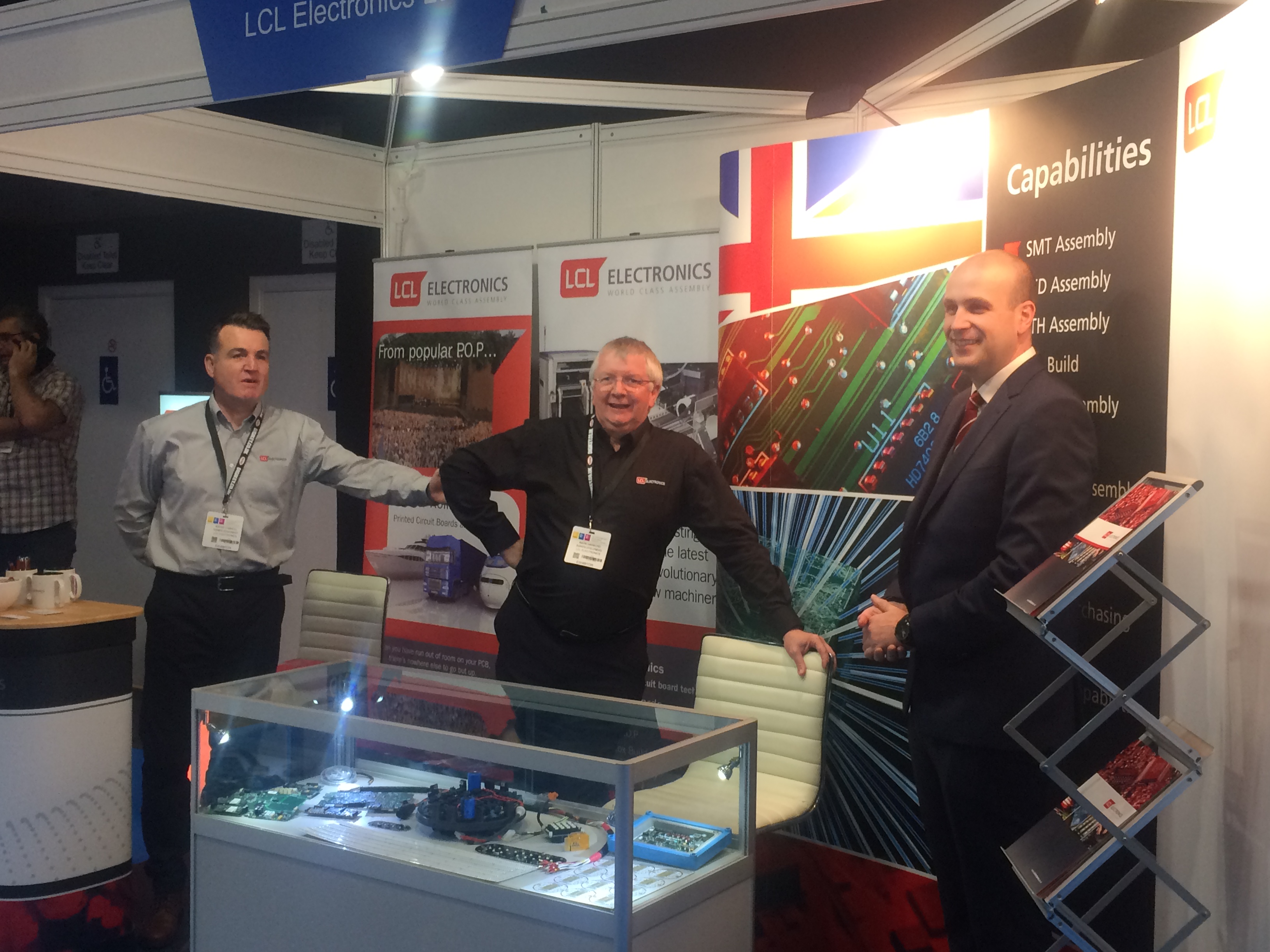 The team on stand Z60 at EDS